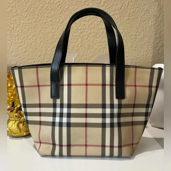 BURBERRY MINI TOTE - Picture 1 of 14